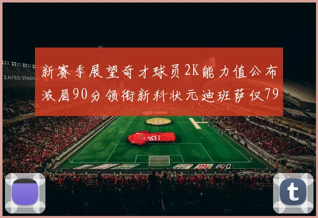 新赛季展望奇才球员2K能力值公布浓眉90分领衔新科状元迪班萨仅79分